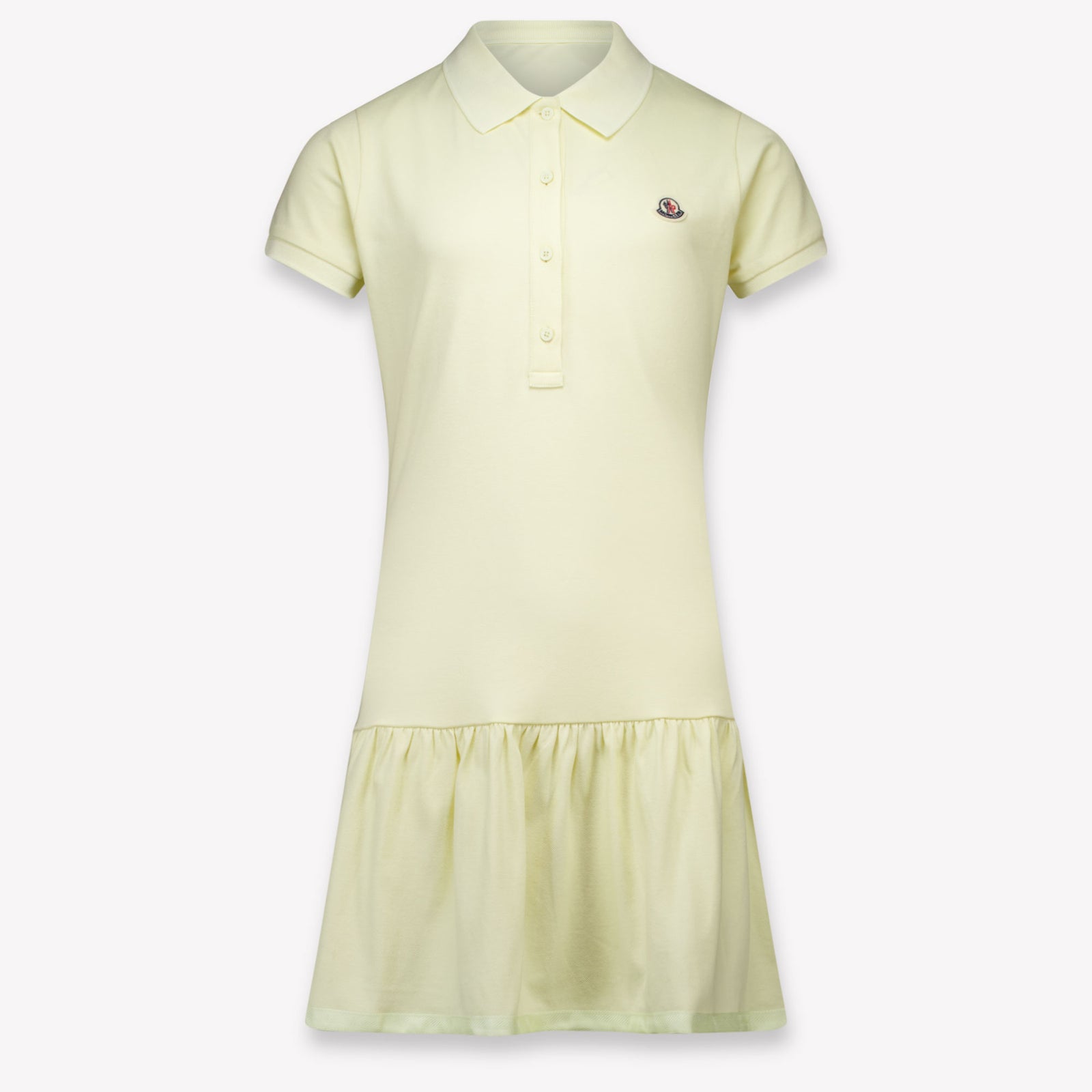 Moncler Kids Girls Dress In Yellow