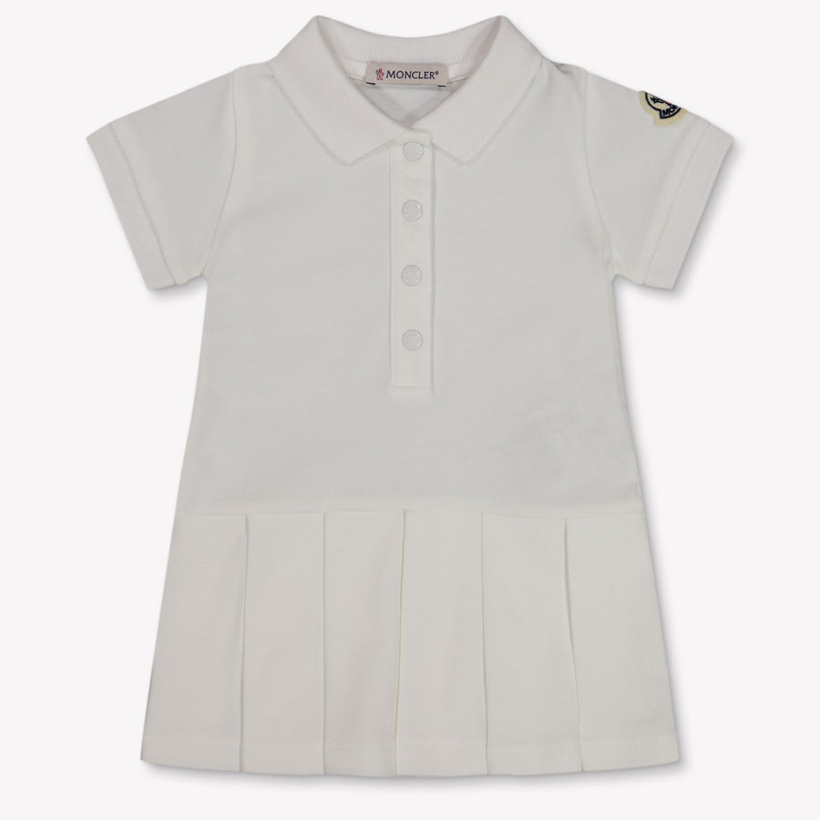 Moncler Baby Meisjes Jurk In Wit