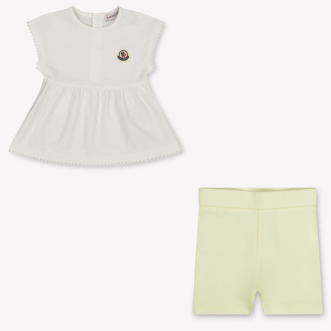 Moncler Baby Girls Set In Yellow