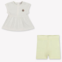 Moncler Baby Girls Set In Yellow