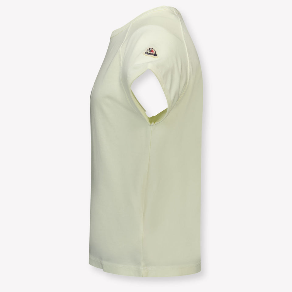 Moncler Kids Girls T-Shirt In Yellow