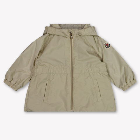 Moncler Wete Baby Meisjes Zomerjas In Beige