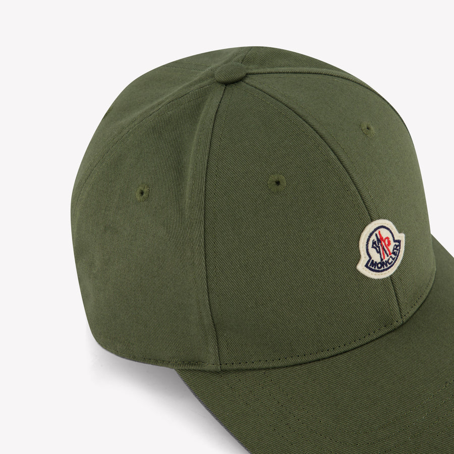 Moncler Kinder Jongens Pet In Olijf Groen