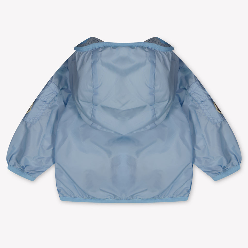 Moncler Songu Baby Boys Summer jacket In Light Blue