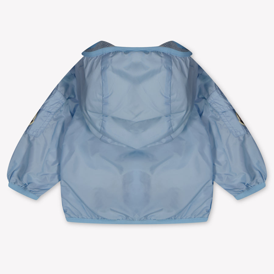 Moncler Songu Baby Jongens Zomerjas In Licht Blauw