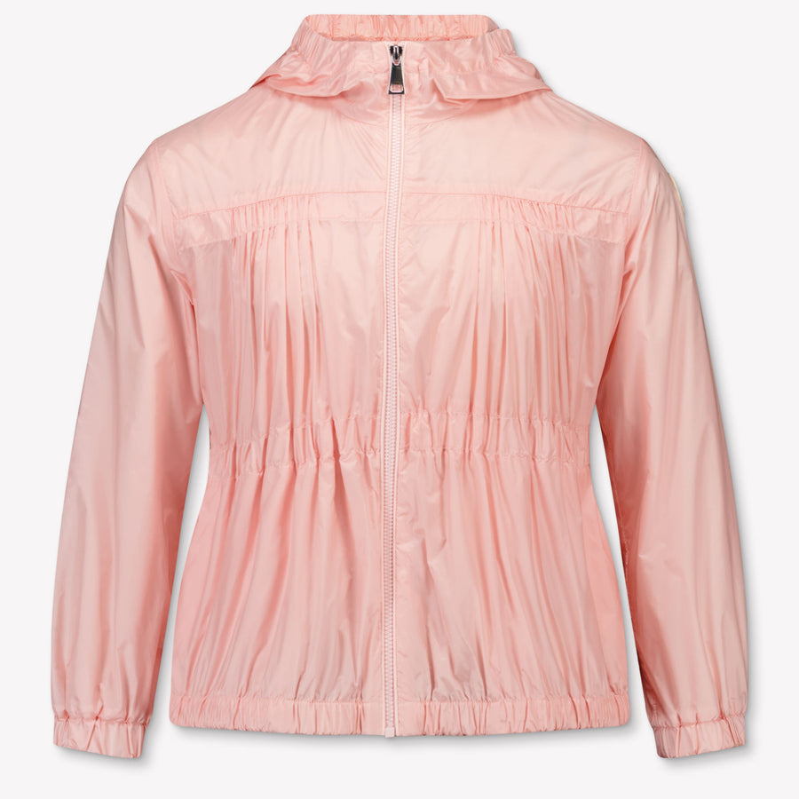Moncler Aulne Kinder Meisjes Zomerjas In Licht Roze