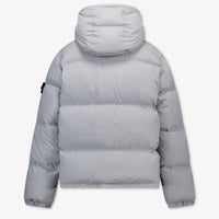 Stone Island Kids Boys Jackets In Light Gray
