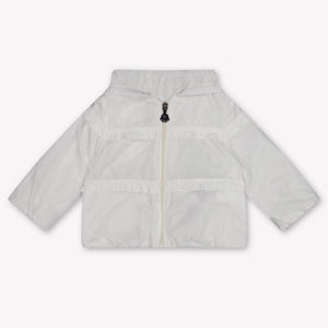 Moncler Hiti Baby Meisjes Zomerjas In Wit