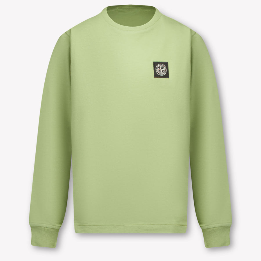 Stone Island Boys T-Shirt in Olive Green