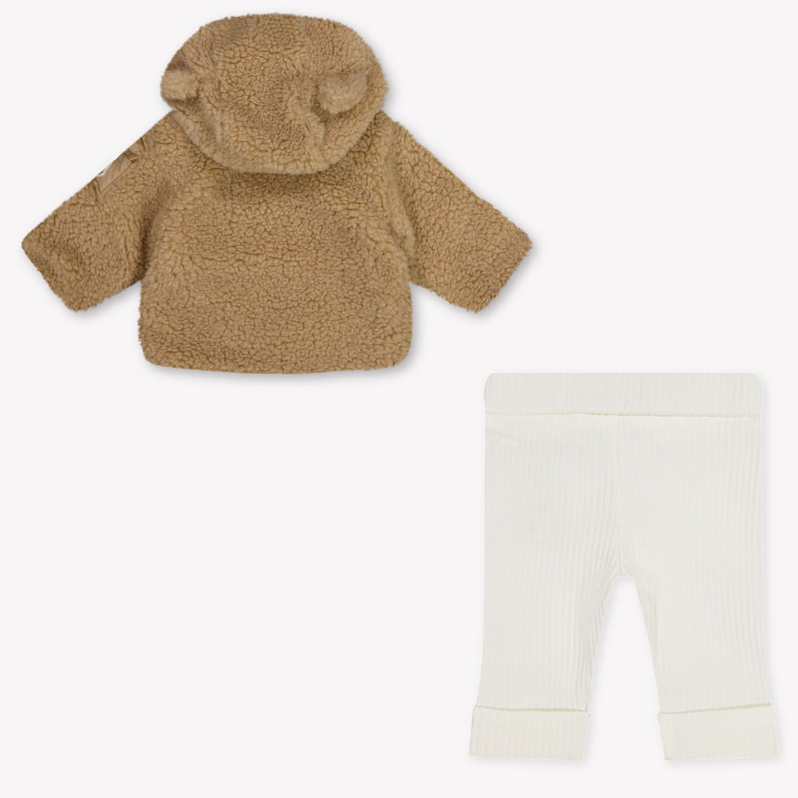 Moncler Baby Unisex Setje In Camel
