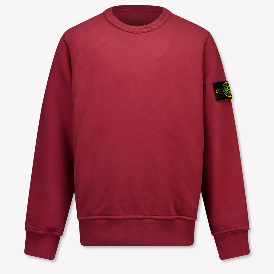 Stone Island Kinder Jongens Trui In Bordeaux