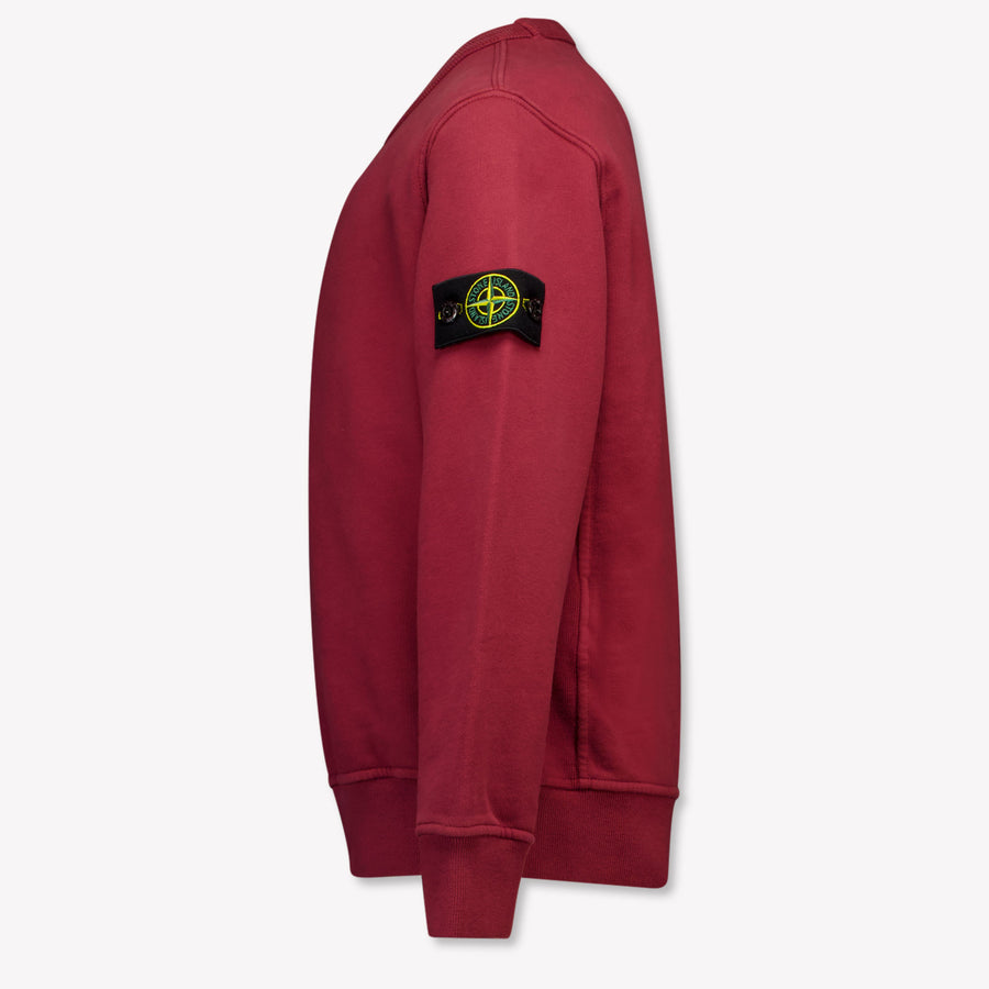 Stone Island Kinder Jongens Trui In Bordeaux