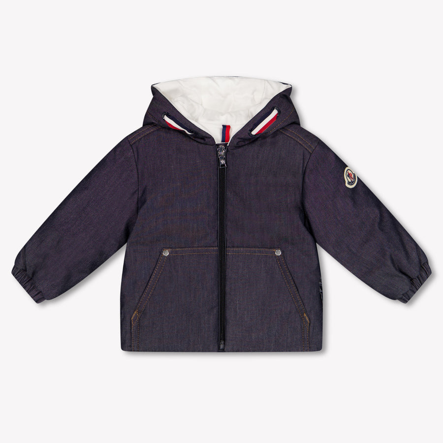 Moncler Alaric Baby Jongens Winterjas In Navy