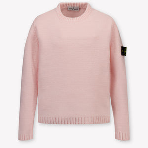 Stone Island Kinder Jongens Trui In Licht Roze