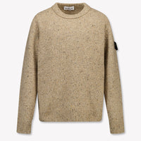 Stone Island Boys Sweater in Light Brown