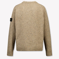 Stone Island Boys Sweater in Light Brown
