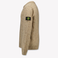 Stone Island Boys Sweater in Light Brown