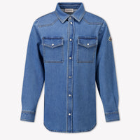 Moncler Kids Boys Blouse In Blue