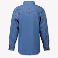 Moncler Kids Boys Blouse In Blue