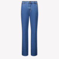 Moncler Kids Boys Jeans In Blue