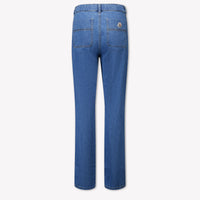 Moncler Kids Boys Jeans In Blue