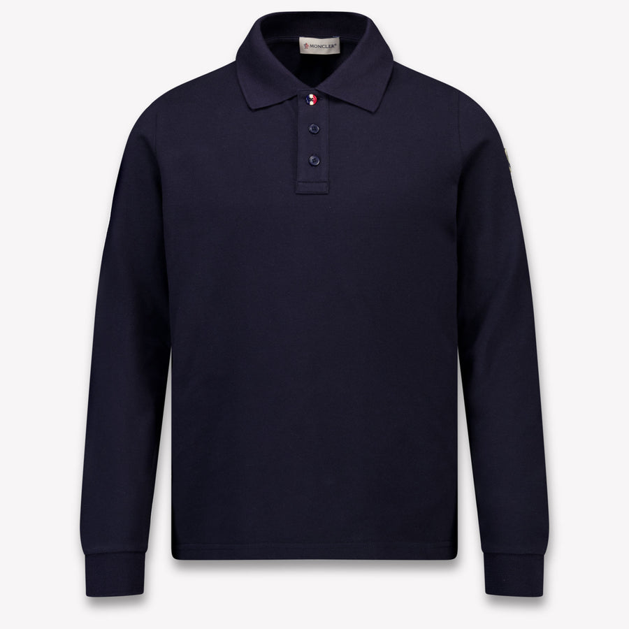 Moncler Kinder Jongens Polo In Navy
