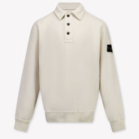 Stone Island Kids Boys Sweater In OffWhite
