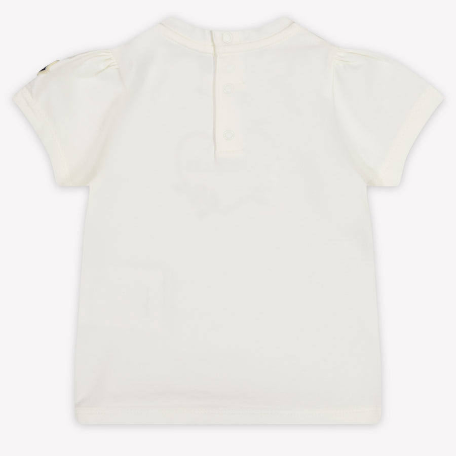 Moncler Baby Meisjes T-Shirt In Wit