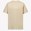 Stone Island Kids Boys T-Shirt In Beige
