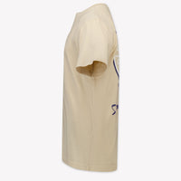Stone Island Kinder Jongens T-Shirt In Beige