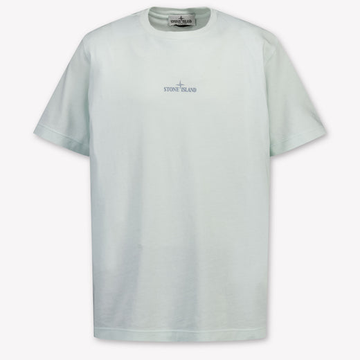 Stone Island Kinder Jongens T-Shirt In Blauw