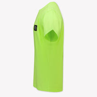 Stone Island Kids Boys T-Shirt In Lime