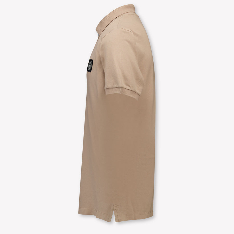 Stone Island Kids Boys Polo In Light Gray