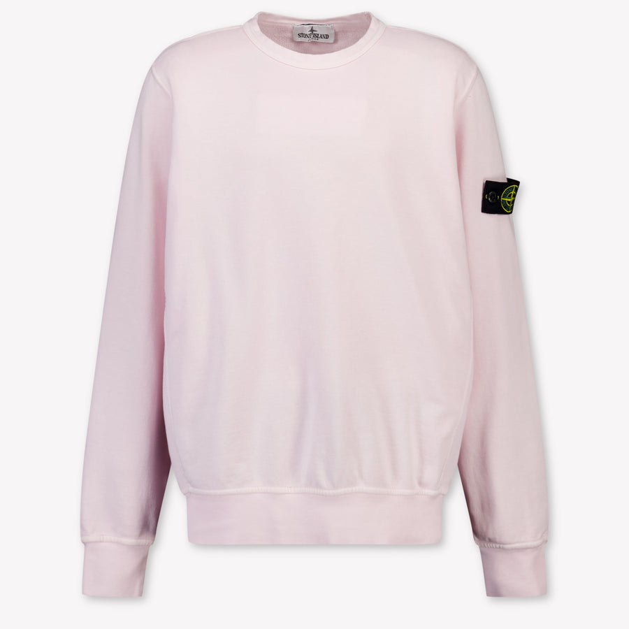 Stone Island Boys Sweater in Pink