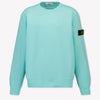 Stone Island Kids Boys Sweater In Turquoise