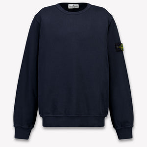 Stone Island Kids Boys Sweater In Navy