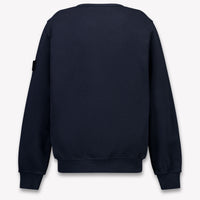 Stone Island Kids Boys Sweater In Navy