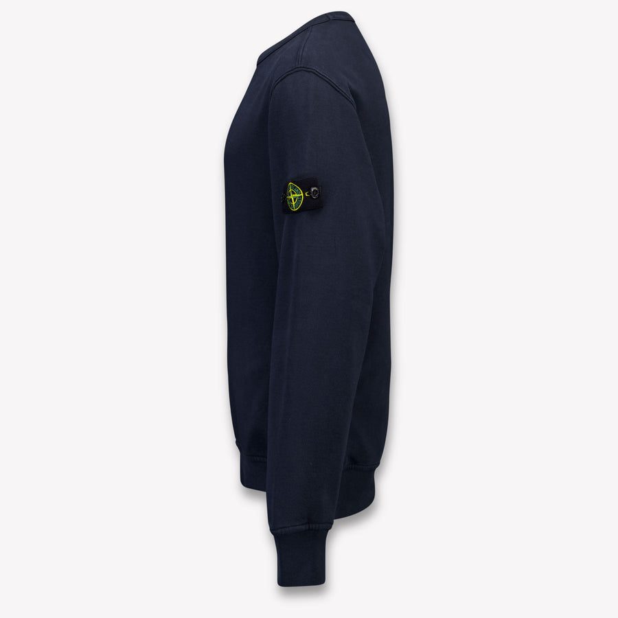 Stone Island Kids Boys Sweater In Navy