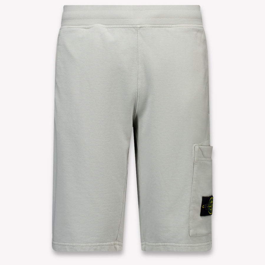 Stone Island Boys Short in Light Grey