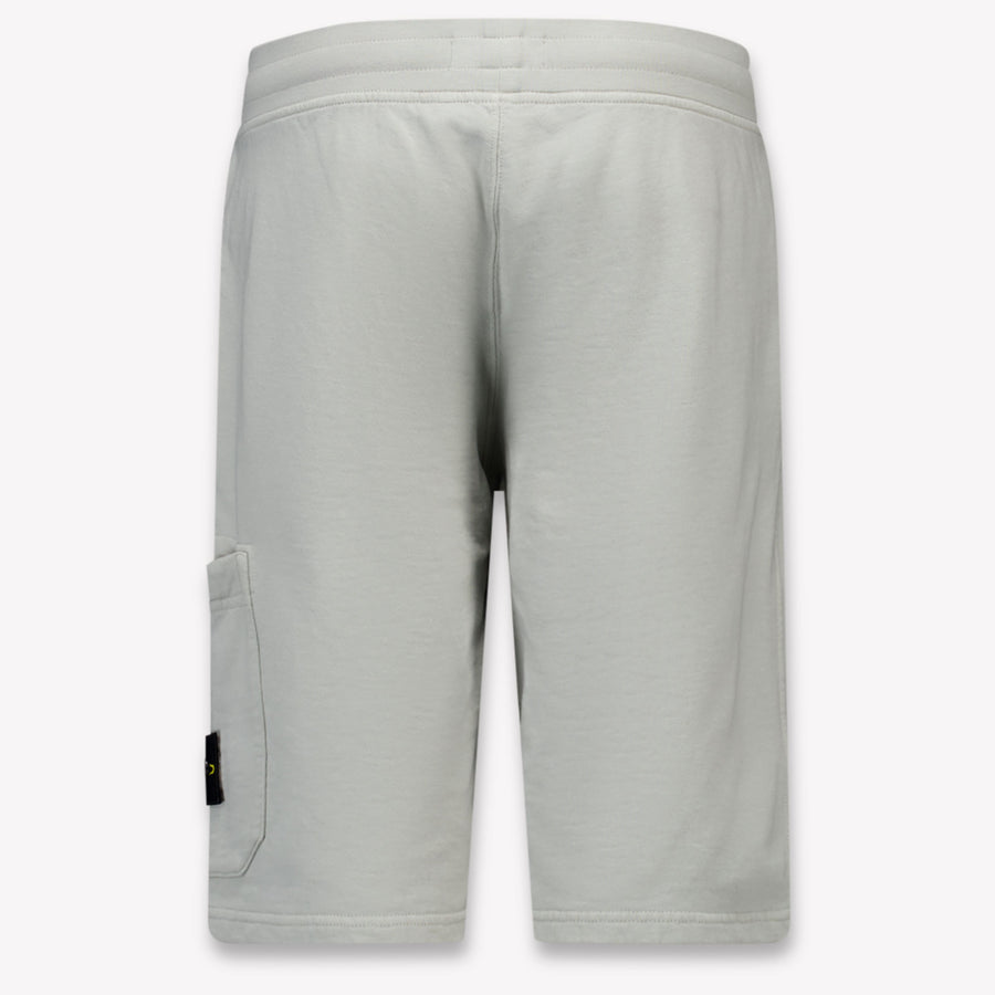 Stone Island Kids Boys Shorts In Light Gray