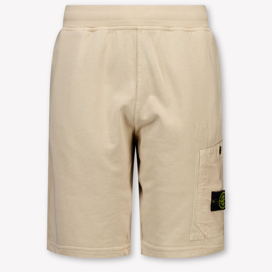 Stone Island Boys Short in Beige