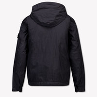 Stone Island Kids Boys Summer jacket In Black