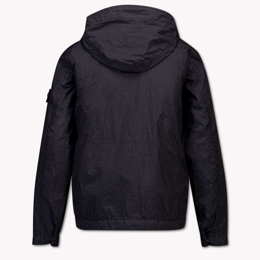 Stone Island Kids Boys Summer jacket In Black