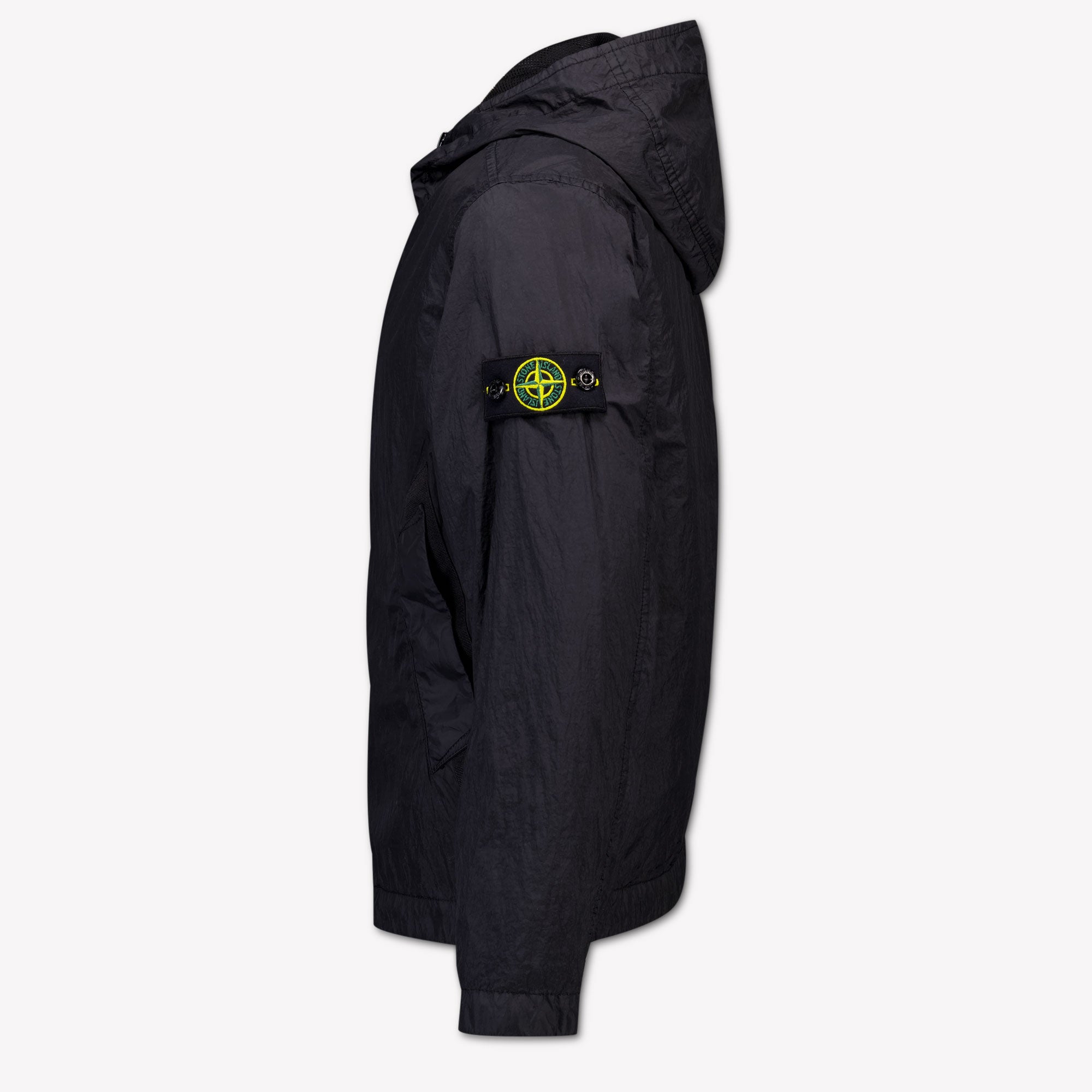 Stone Island Kids Boys Summer jacket In Black