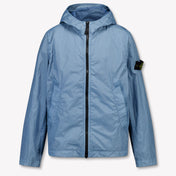 Stone Island Kinder Jongens Zomerjas In Licht Blauw