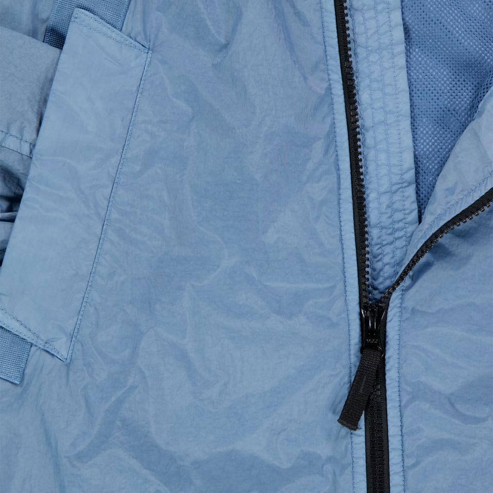 Stone Island Kinder Jongens Zomerjas In Licht Blauw