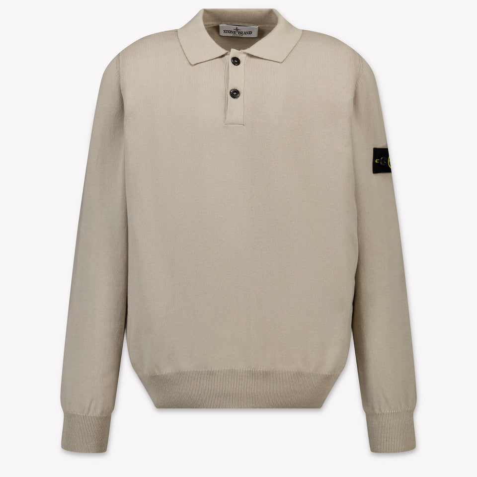 Stone Island Kids Boys Sweater In Light Gray