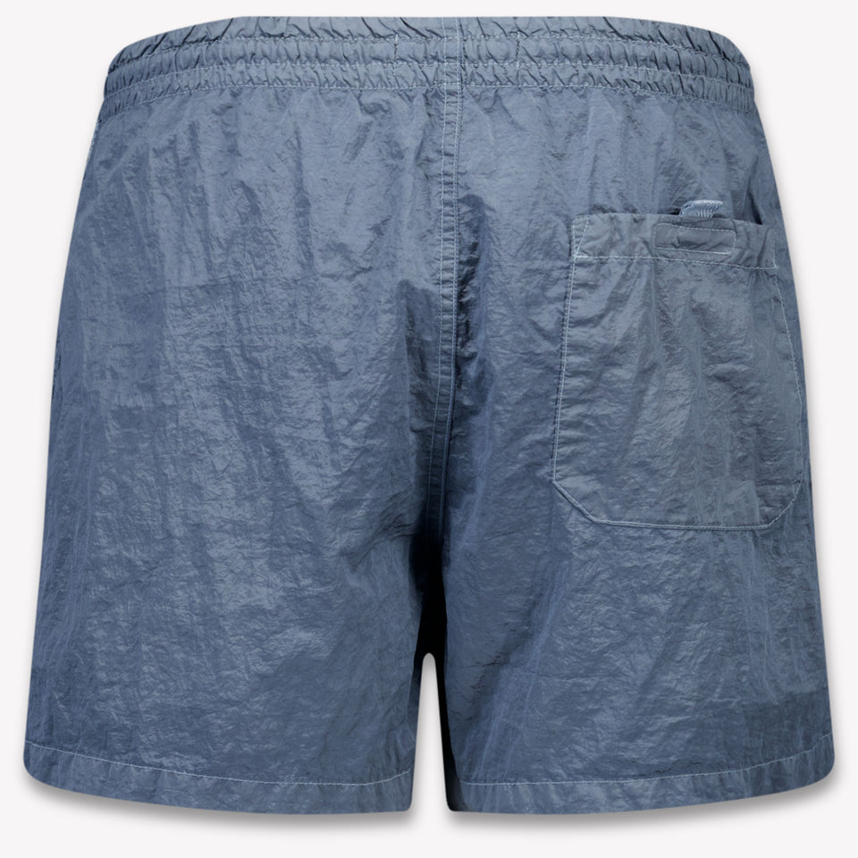 Stone Island Kids Boys Swimwear In Light Blue
