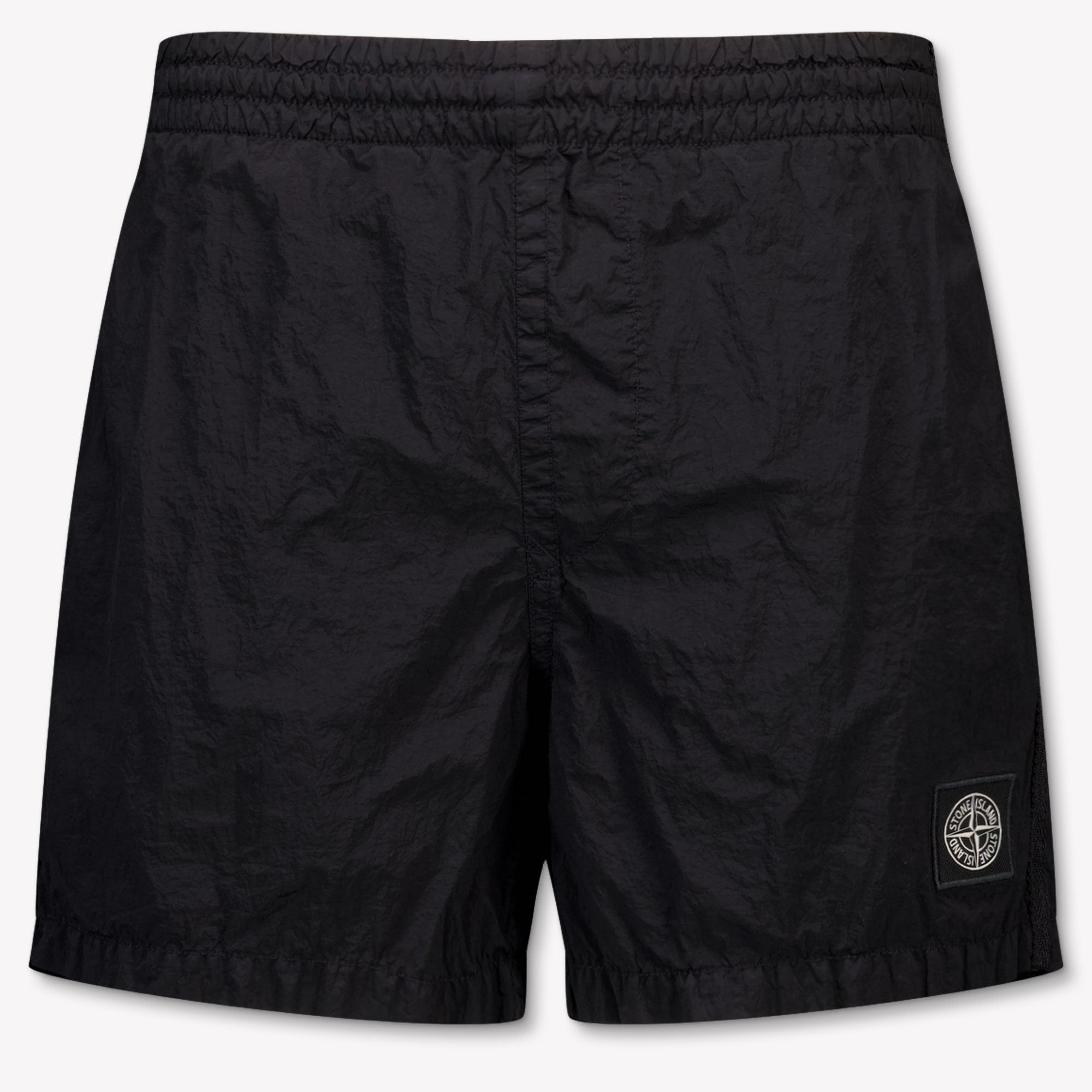 Stone Island Kids Boys Swimwear In Black