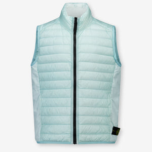 Stone Island Kids Boys Bodywarmer In Light Blue